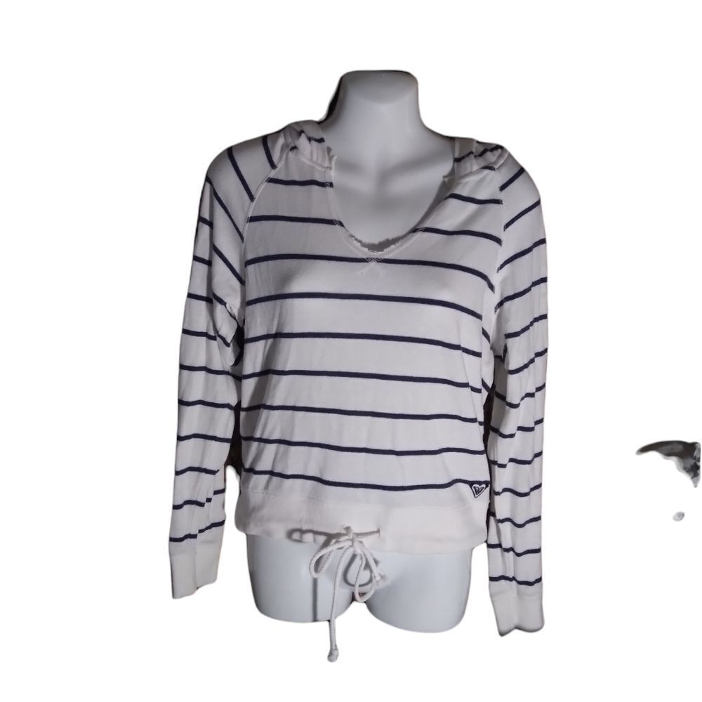 Roxy striped hoody with drawstring M